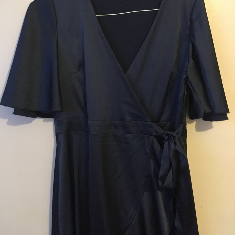 Midi satin dress